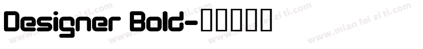 Designer Bold字体转换
